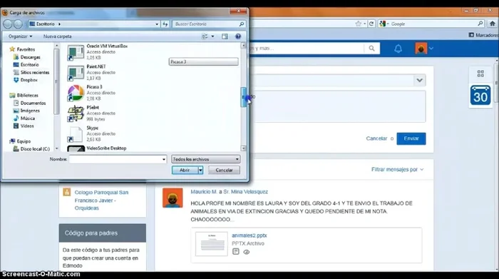 Esperar a que el archivo cargue.
