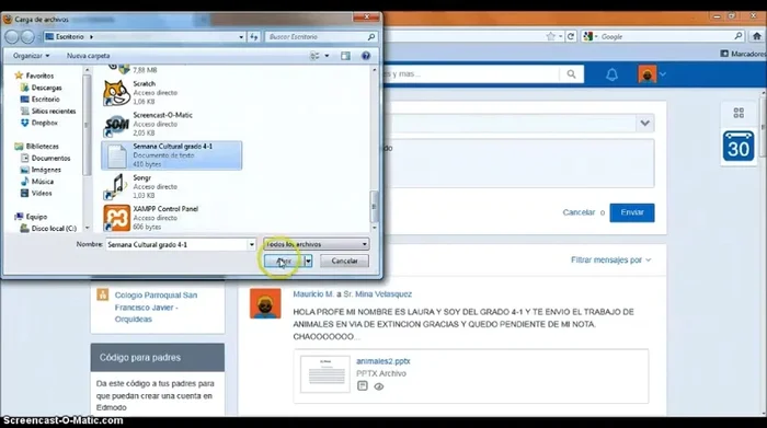 Esperar a que el archivo cargue.