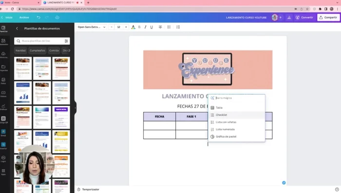 Utilizar la opción de 'Checklist' para crear listas de tareas.
