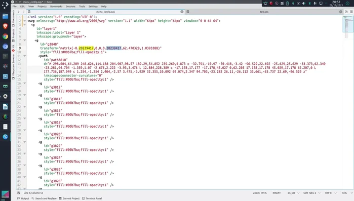 Reducir la precisión de los números decimales en las coordenadas y transformaciones. Se recomienda usar de dos a tres decimales para compatibilidad entre navegadores.