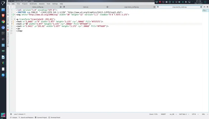 Abreviar los códigos de colores HTML (hexadecimales) para reducir el tamaño.