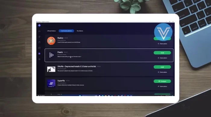 Haz clic en la opción de 'Complementos' en el menú de la izquierda.
