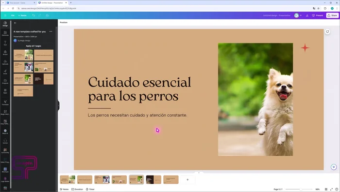 Modifica el texto e imágenes según sea necesario.
