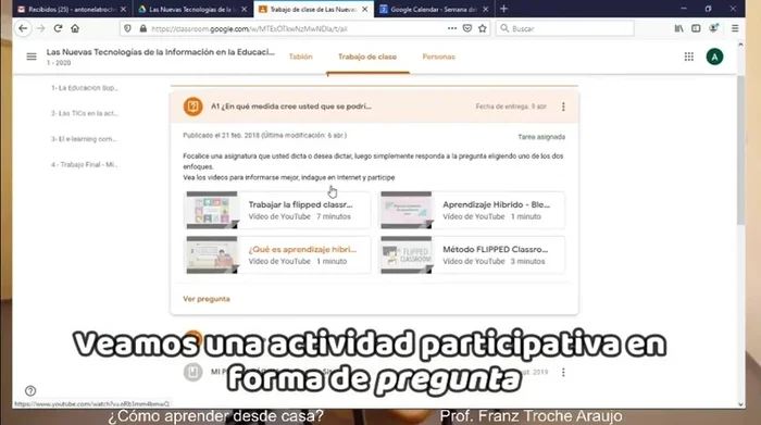 Observa las respuestas de tus compañeros tras enviar tu tarea.