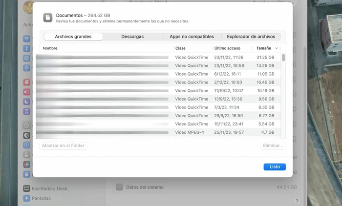 Desinstalar aplicaciones no compatibles: