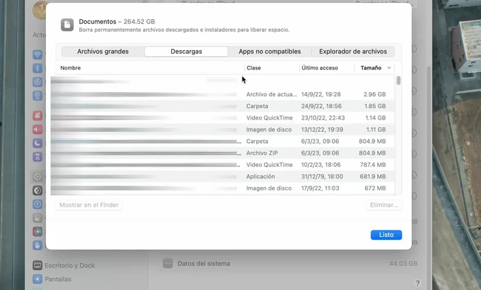 Desinstalar aplicaciones no compatibles: