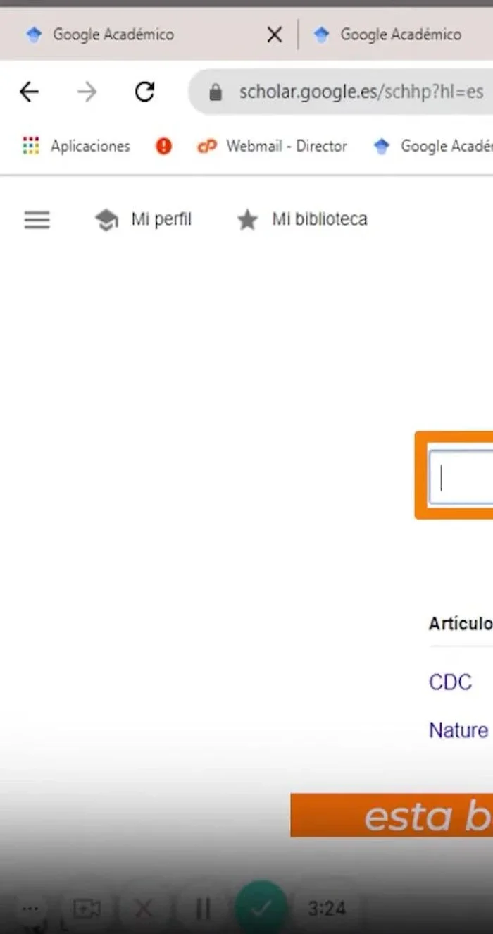 Hacer clic en la lupa.