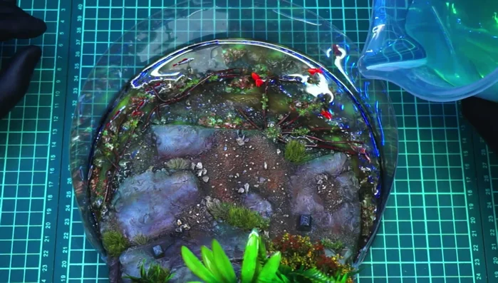 Dejar secar la resina durante 2 o 3 días.