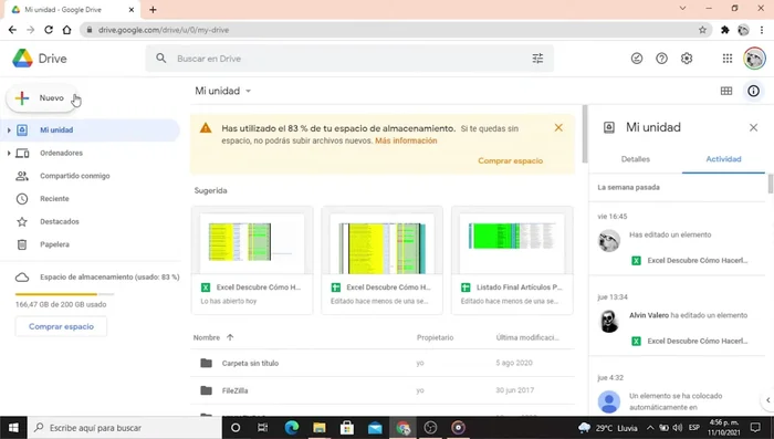 Ingresar a Google Drive.