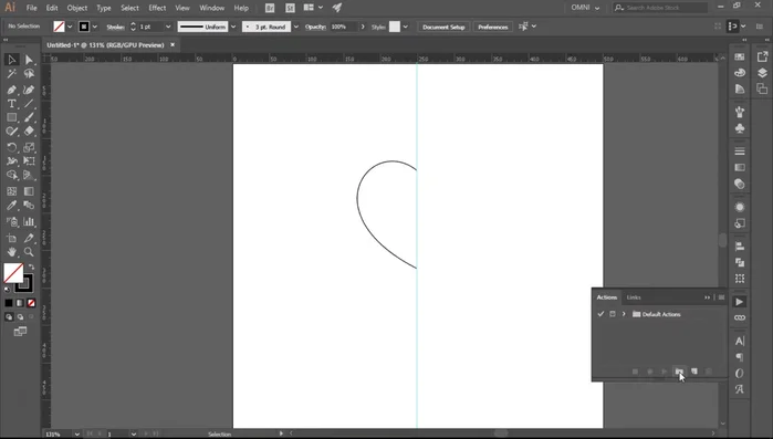Crea una nueva carpeta para organizar tus acciones (clic en el icono de carpeta nueva).