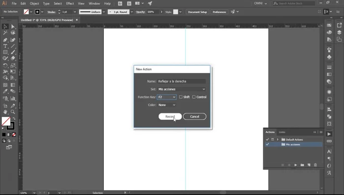 Detén la grabación.