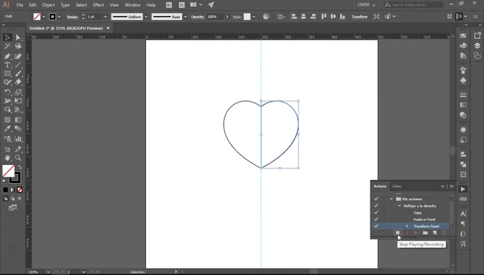 Detén la grabación.