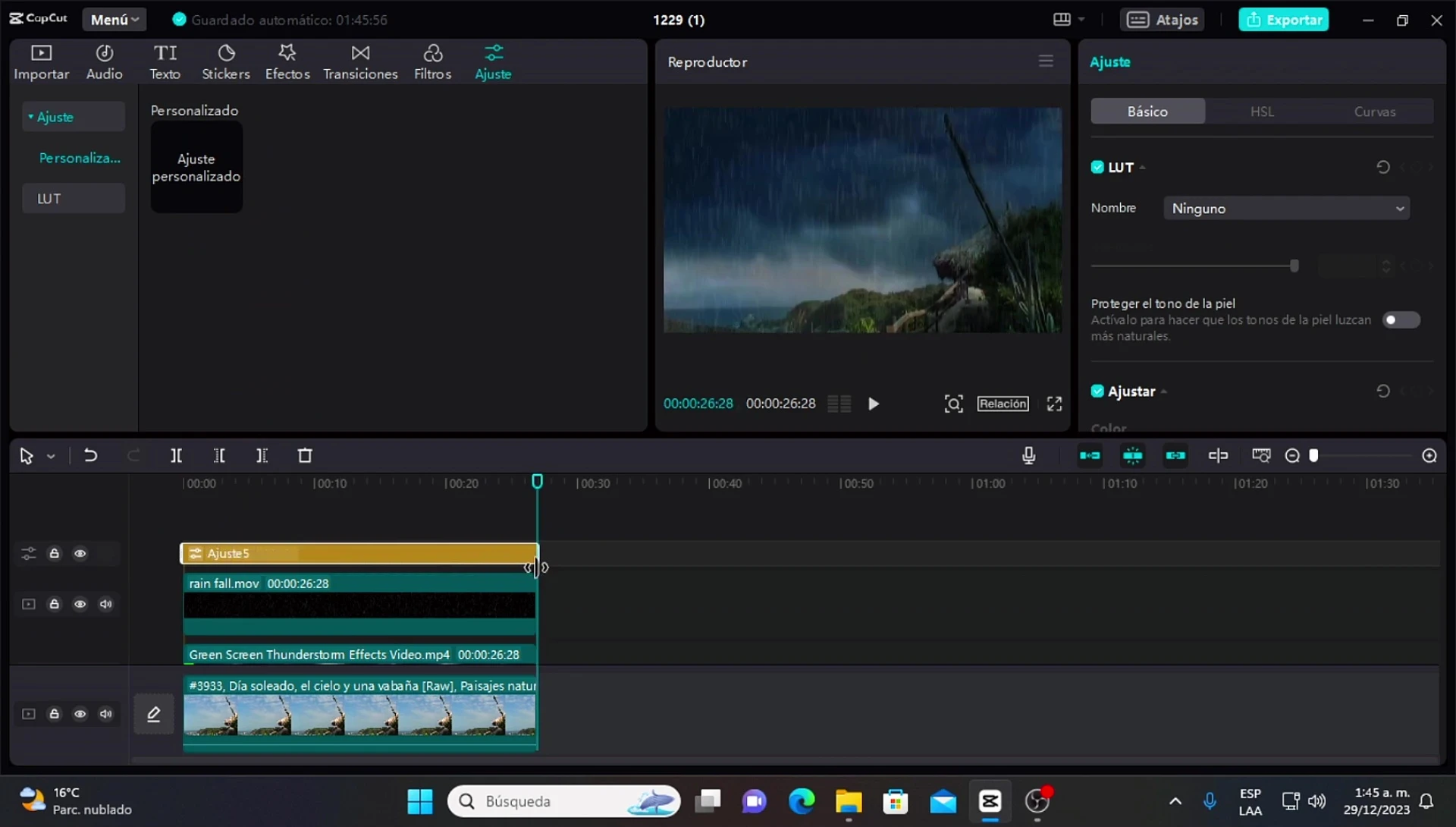 Efecto Lluvia en CapCut: Tutorial Completo para un Día Nublado