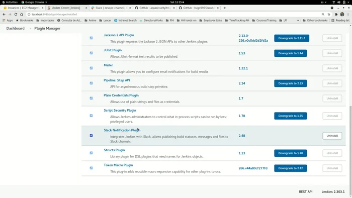 Crear una cuenta y un canal en Slack para las notificaciones (ej: #the-box-channel).