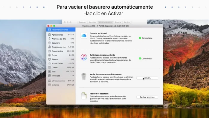 Haz clic en 'Activar' y confirma.