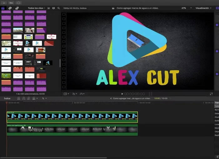 Reducir la escala de la marca de agua para que no sea demasiado intrusiva.