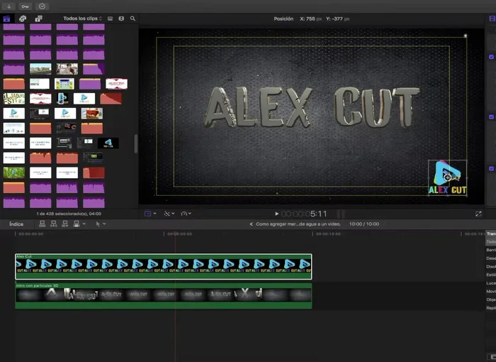 Activar las zonas seguras para asegurar la visibilidad de la marca de agua en diferentes pantallas.