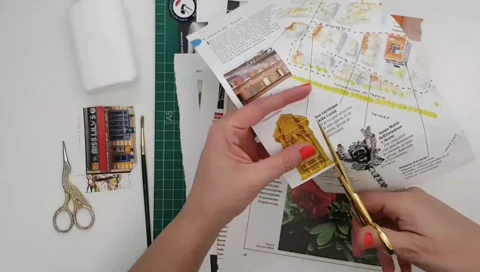 Tomar una fotografía del collage.