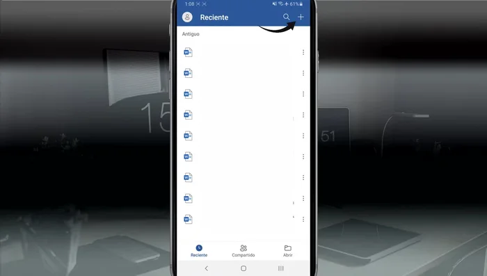 Elige una plantilla. En este ejemplo se usa un documento en blanco.
