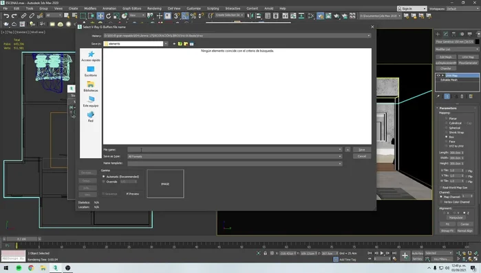 Nombra tus renders (ej: cámara01, cámara02...). Selecciona el formato de imagen deseado.