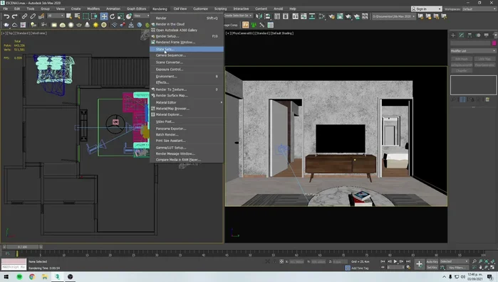 Activa la opción State Sets en la pestaña de Rendering de 3ds Max.