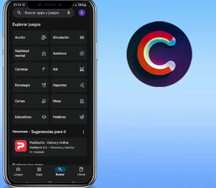 Instala una aplicación lectora de códigos QR.