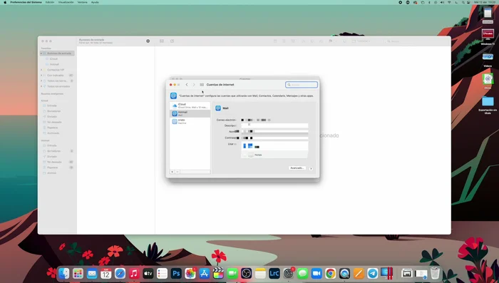 Si hay problemas con la configuración, elimina la cuenta de correo ('Mail' > 'Preferencias' > 'Cuentas' > selecciona la cuenta > menos) y vuélvela a agregar. Reinicia tu Mac después.