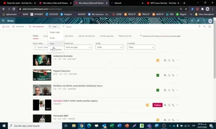 Seleccionar el área de la pantalla que se desea grabar.