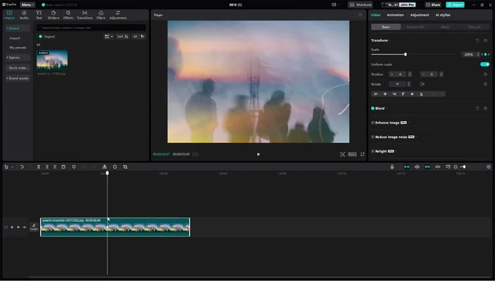 Reproduce el video para comprobar el efecto.