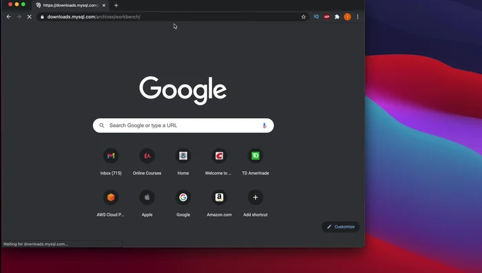 Descargar la versión 8.0.22 para macOS. (Es crucial usar esta versión específica, otras pueden causar problemas).
