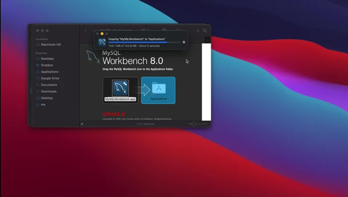 Abrir MySQL Workbench desde la carpeta Aplicaciones.