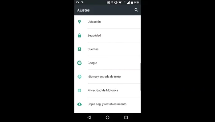 Seleccionar 'Servicios de la cuenta'.