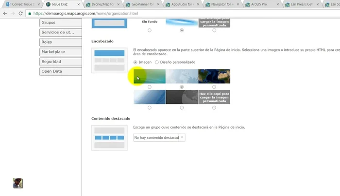 Guardar los cambios en la configuración de la página de inicio.
