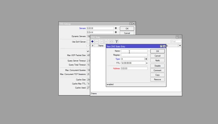 Verificar la configuración realizando un ping al dominio configurado para comprobar la correcta redirección.