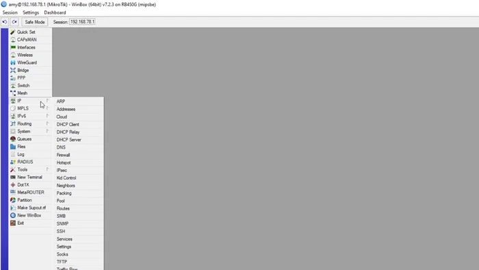 Seleccionar la pestaña 'DNS'.