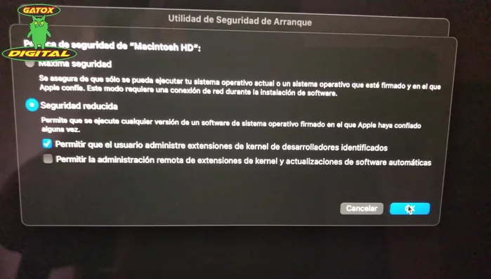 Reinicia tu MacBook Air.