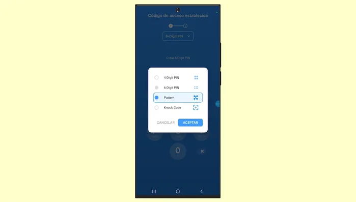 Otorga los permisos necesarios a la aplicación (permiso de uso de aplicaciones y permiso de administrador de dispositivo).