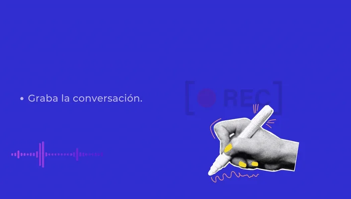 Establece una conversación entre iguales y no te apegues demasiado a la pauta. Analiza la información obtenida con visión crítica.