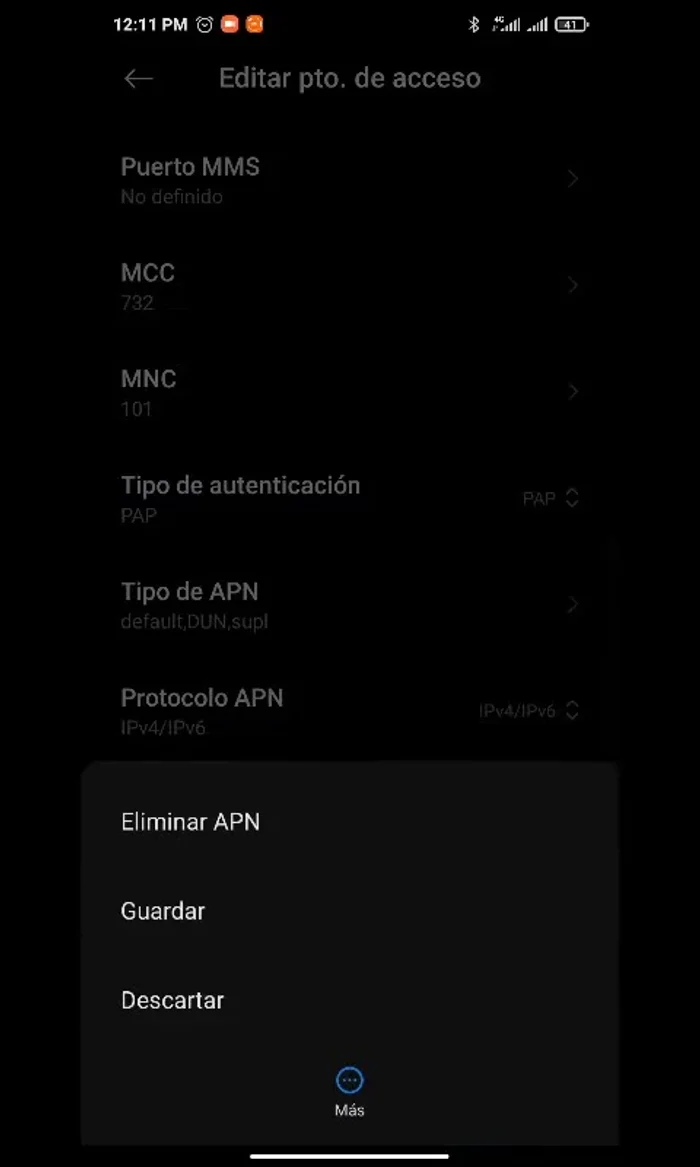 Guardar los cambios.