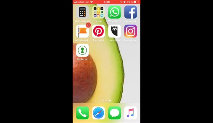 Descargar una aplicación de contador de calorías (como FatSecret).