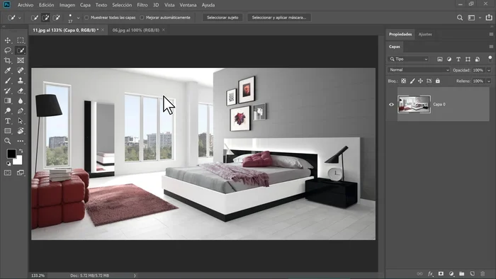 Acceder a la herramienta de Selección Rápida.