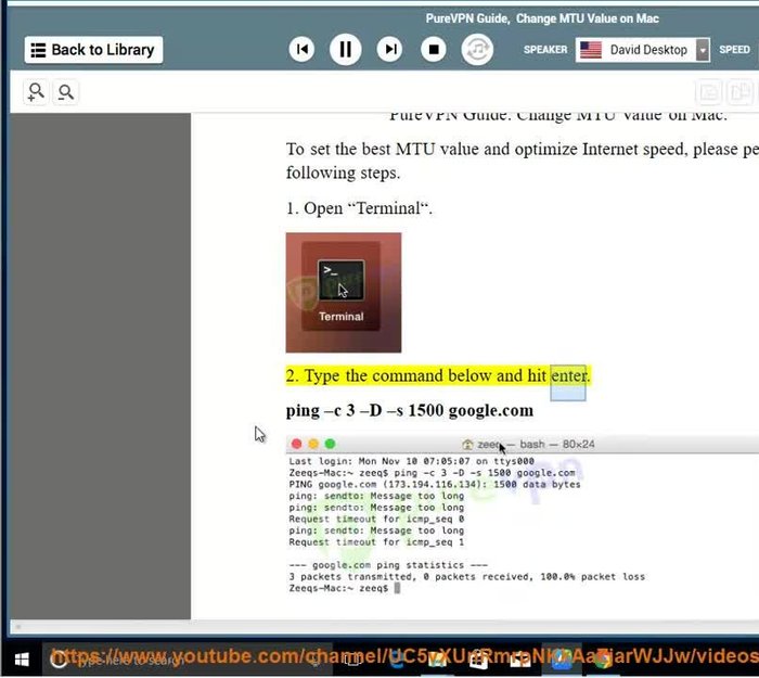 Una vez que tengas una respuesta exitosa, aumenta gradualmente el valor de MTU hasta que los paquetes dejen de fragmentarse. Añade 28 al valor final (para los encabezados IPMP). Por ejemplo: si el último valor exitoso fue 1470, suma 28: 1470 + 28 = 1498.