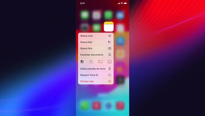Configurar Face ID para mayor seguridad en la app Notas.