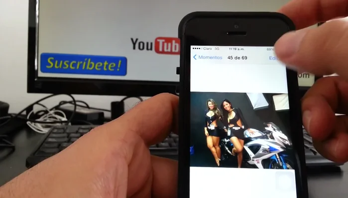 Seleccionar la opción "Recortar" (los dos cuadritos).