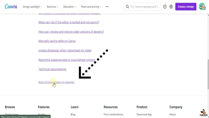 Si ninguna categoría resuelve tu duda, seleccionar 'Ninguna de estas responde a mi pregunta'.