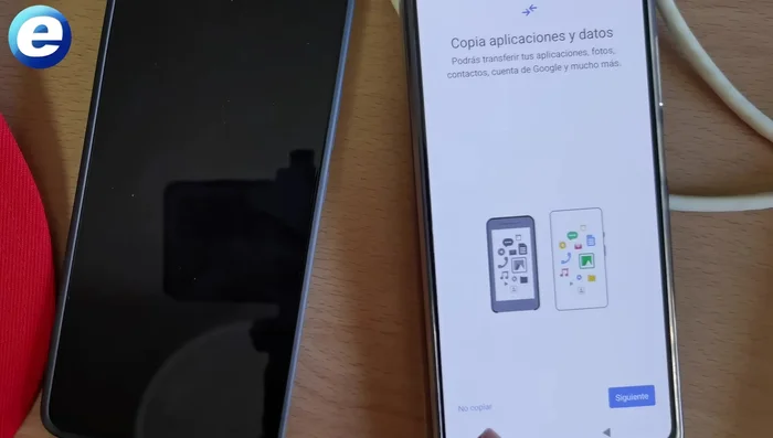 Seguir las instrucciones en pantalla para conectar ambos móviles.