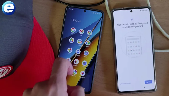 Seguir las instrucciones en pantalla para conectar ambos móviles.