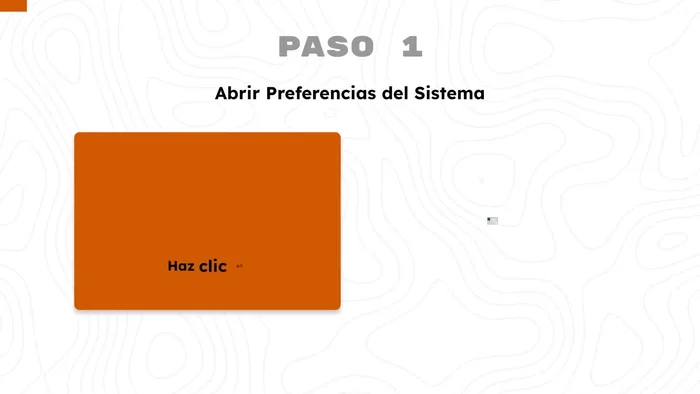Haz clic en el icono de la manzana (esquina superior izquierda) y selecciona 'Preferencias del Sistema'