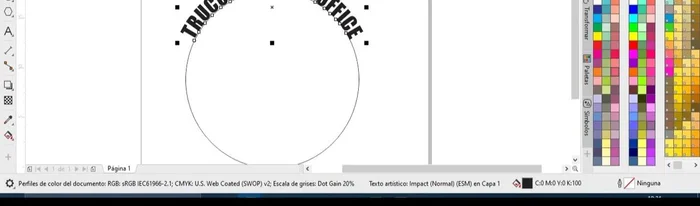 Escalar el texto desde las esquinas para mantener la proporción.