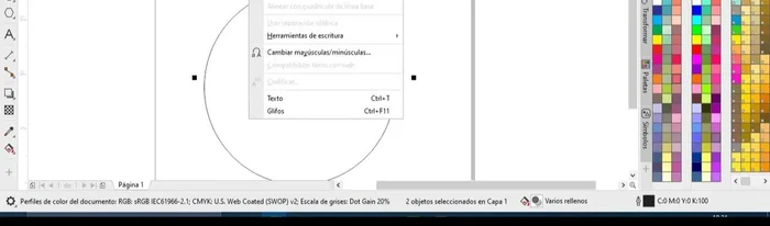 Escalar el texto desde las esquinas para mantener la proporción.